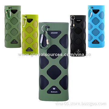 Bluetooth 4.0 Speakers with Waterproof, 2,000mAh Capacity, 3-4 Hours Charging Time